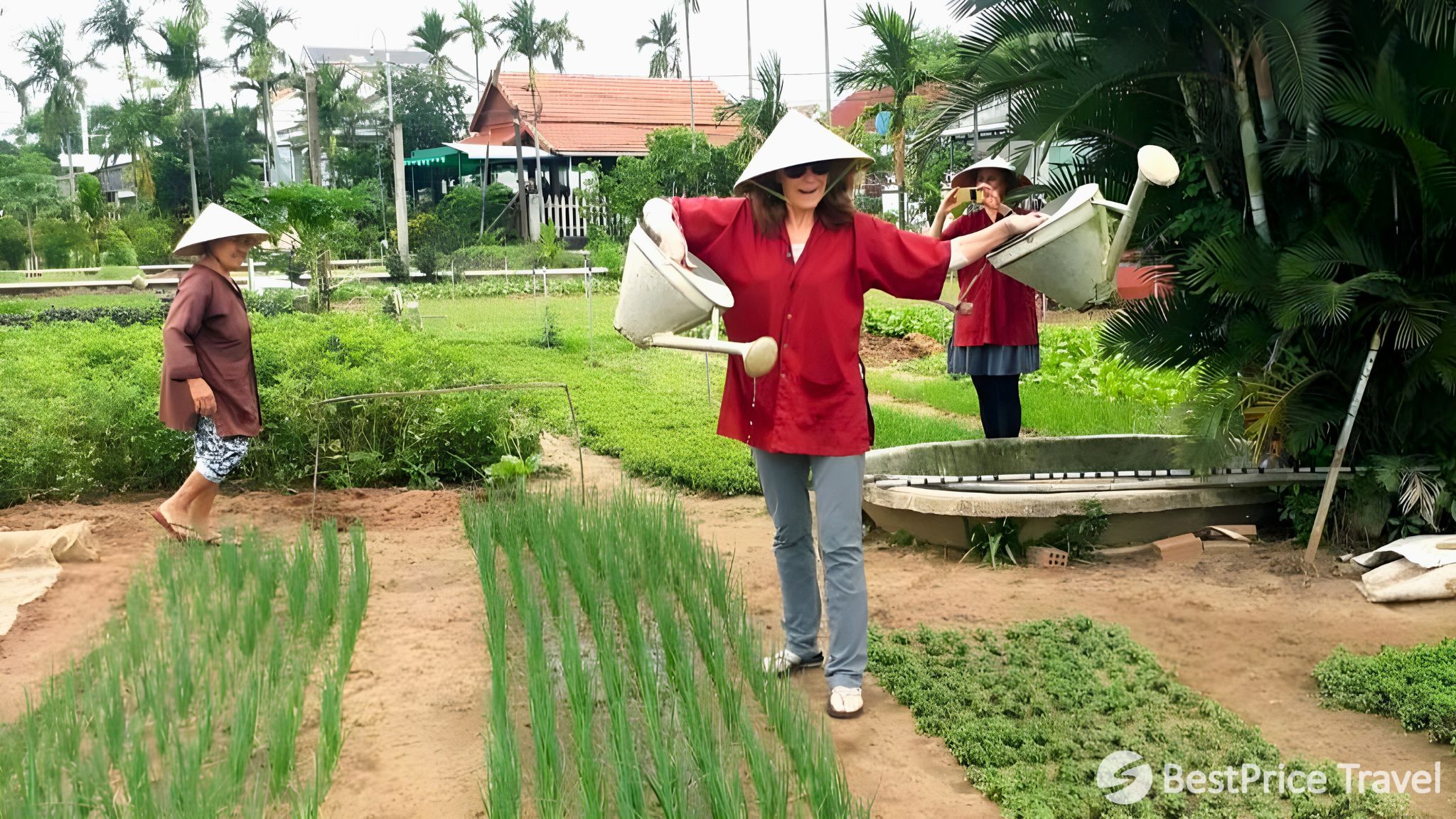 Day 8 Experience Farming Activities In Tra Que Village